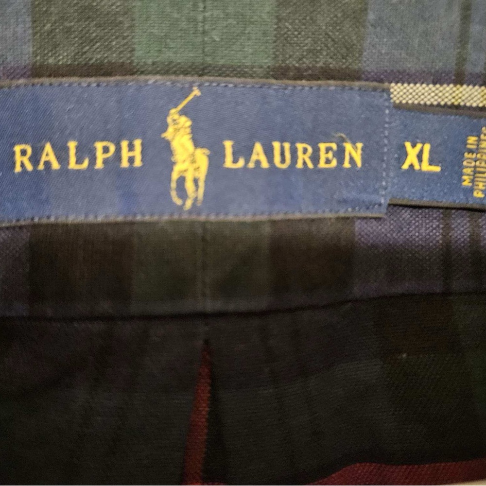 Ralph‎ Lauren Men's Multicolor Plaid Shirt - Picture 3 of 3